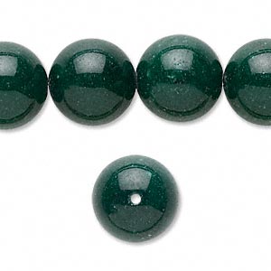 マウンテンジェード　ラウンド14mm　グリーン(6個)