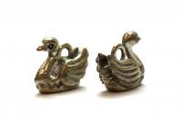 チャーム　白鳥  12x10mm　(1個)
